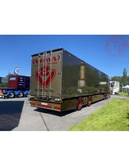 Scania NGR Highline 6x4 con semirimorchio frigo 2 assi Vowa TEKNO 85102 TEKNO Scania NGR Highline 6x4 con semirimorchio frigo 2 assi Vowa TEKNO 85102 TEKNO