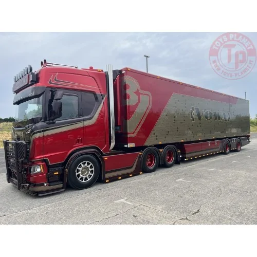 Scania NGR Highline 6x4 con semirimorchio frigo 2 assi Vowa TEKNO 85102 TEKNO