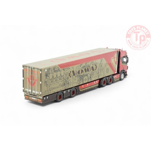 Scania NGR Highline 6x4 con semirimorchio frigo 2 assi Vowa TEKNO 85102 TEKNO