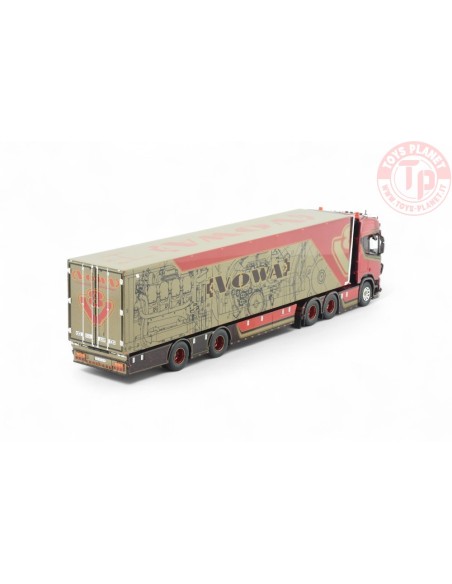 Scania NGR Highline 6x4 con semirimorchio frigo 2 assi Vowa TEKNO 85102 TEKNO Scania NGR Highline 6x4 con semirimorchio frigo 2 assi Vowa TEKNO 85102 TEKNO