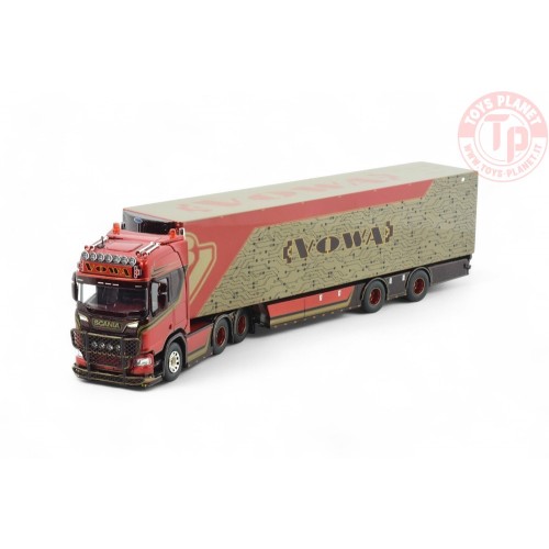 Scania NGR Highline 6x4 con semirimorchio frigo 2 assi Vowa TEKNO 85102 TEKNO