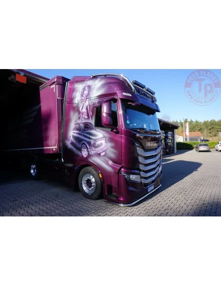 Iveco S-Way con semirimorchio centinato a 3 assi Stelzl TEKNO 86000 TEKNO Iveco S-Way con semirimorchio centinato a 3 assi Stelzl TEKNO 86000 TEKNO