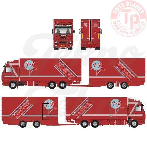 Scania Streamline serie 3 con rimorchio Jaap Rietveld TEKNO 86672 TEKNO
