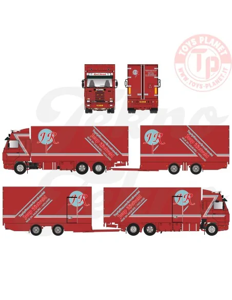 Scania Streamline serie 3 con rimorchio Jaap Rietveld TEKNO 86672 TEKNO