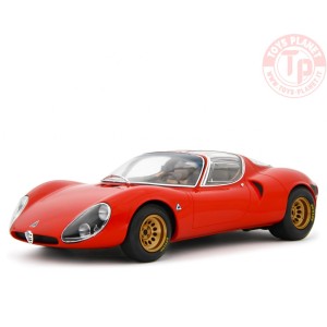 1/18 Alfa Romeo 33 Coupè Stradale 1967 Primo Prototipo Autodelta LM153A1 LAUDORACING