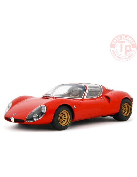 1/18 Alfa Romeo 33 Coupè Stradale 1967 Primo Prototipo Autodelta LM153A1 LAUDORACING