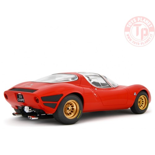 1/18 Alfa Romeo 33 Coupè Stradale 1967 Primo Prototipo Autodelta LM153A1 LAUDORACING