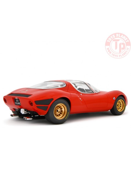 1/18 Alfa Romeo 33 Coupè Stradale 1967 Primo Prototipo Autodelta LM153A1 LAUDORACING