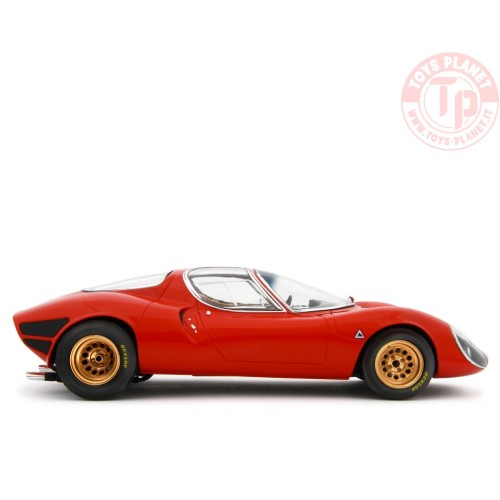 1/18 Alfa Romeo 33 Coupè Stradale 1967 Primo Prototipo Autodelta LM153A1 LAUDORACING