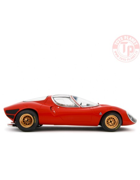 1/18 Alfa Romeo 33 Coupè Stradale 1967 Primo Prototipo Autodelta LM153A1 LAUDORACING