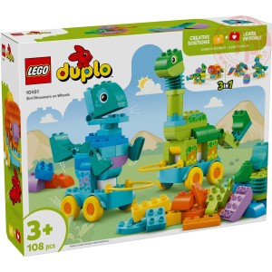 Dinosauri su ruote 3 in 1 LEGO DUPLO 10451 LEGO