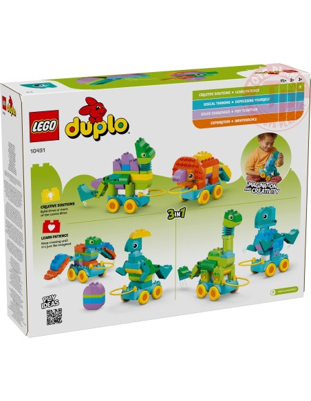 Dinosauri su ruote 3 in 1 LEGO DUPLO 10451 LEGO