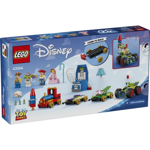 Toy Story: Treno e Auto RC celebrativi LEGO DISNEY 43264 LEGO