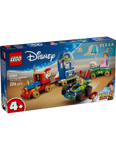 Toy Story: Treno e Auto RC celebrativi LEGO DISNEY 43264 LEGO
