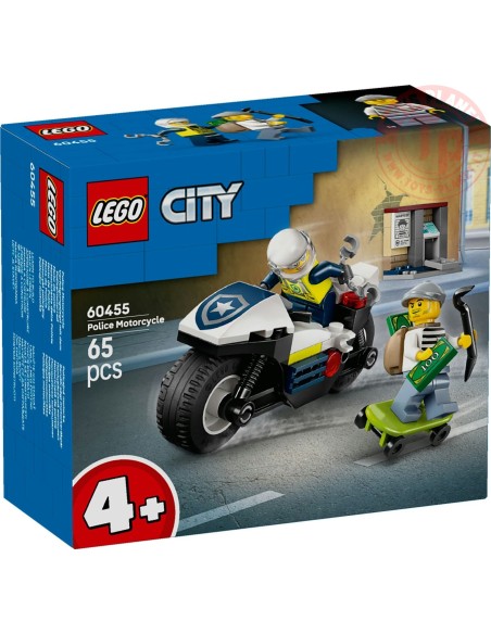Inseguimento della moto della Polizia LEGO CITY 60455 LEGO
