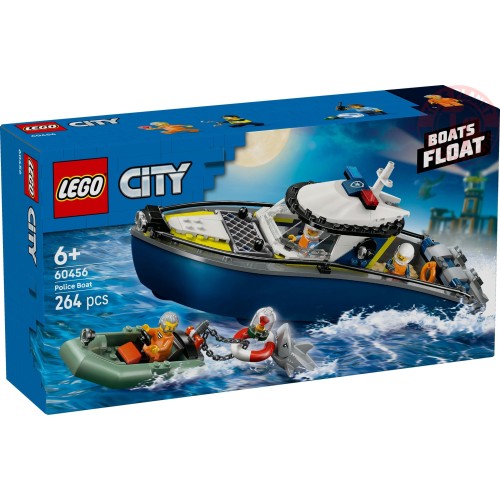 Inseguimento del motoscafo della Polizia LEGO CITY 60456 LEGO