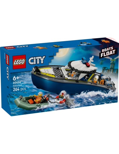 Inseguimento del motoscafo della Polizia LEGO CITY 60456 LEGO