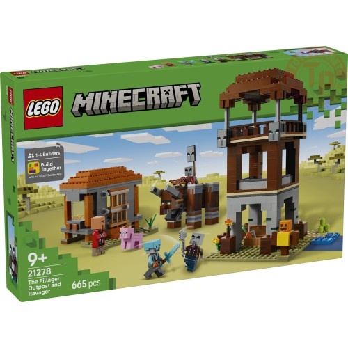 L’avamposto del saccheggiatore e predone LEGO MINECRAFT 21278 LEGO