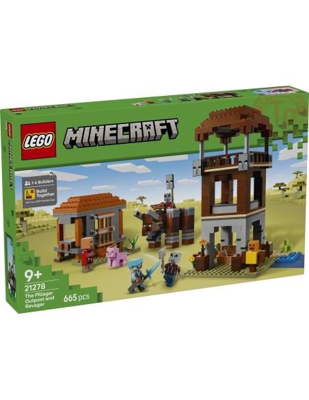 L’avamposto del saccheggiatore e predone LEGO MINECRAFT 21278 LEGO