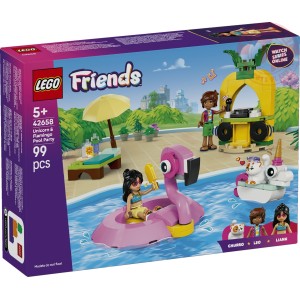 Pool Party con unicorno e fenicottero LEGO FRIENDS 42658 LEGO