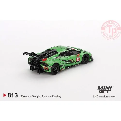 LAMBORGHINI HURACÁN GT3 EVO2 N63 IRON LYNX DAYTONA 24 HRS 2023 1:64 MGT00813-L MINI GT