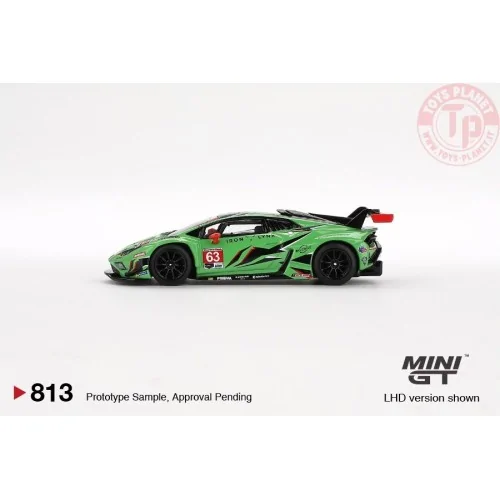 LAMBORGHINI HURACÁN GT3 EVO2 N63 IRON LYNX DAYTONA 24 HRS 2023 1:64 MGT00813-L MINI GT
