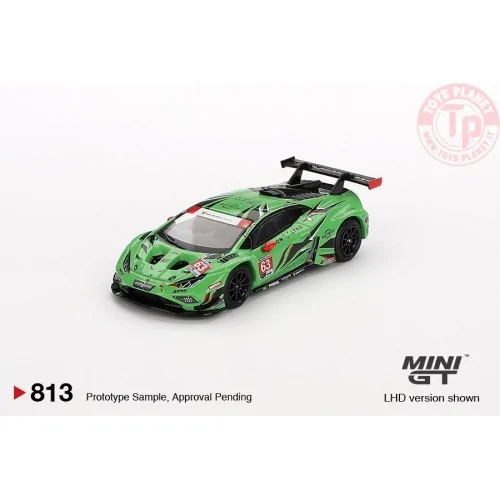 LAMBORGHINI HURACÁN GT3 EVO2 N63 IRON LYNX DAYTONA 24 HRS 2023 1:64 MGT00813-L MINI GT