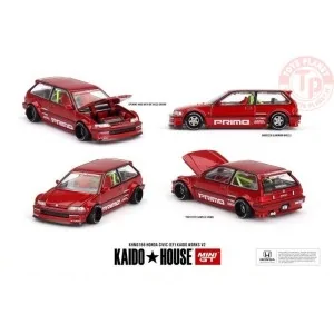 HONDA CIVIC EF KAIDO WORKS V2 1987 1:64 KHMG156 MINI GT