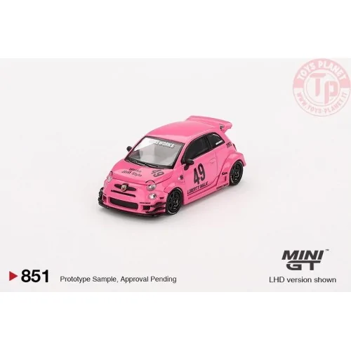 Fiat 595 Abarth LB-Works Abas Works, pink 2024 1:64 MGT00851-L Mini Gt