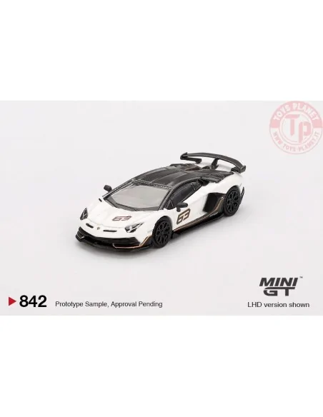 Lamborghini Aventador SVJ 63 Bianco Asopo 2022 1:64 MGT00842-L MINI GT