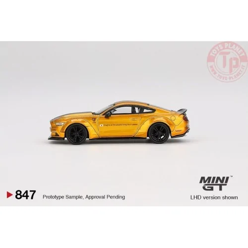 FORD MUSTANG LB-WORKS LB GOLD 2017 1:64 MGT00847-L Mini Gt