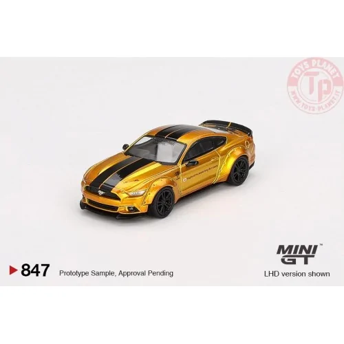 FORD MUSTANG LB-WORKS LB GOLD 2017 1:64 MGT00847-L Mini Gt