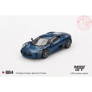 JAGUAR C-X75 BLUE 2024 1:64 MGT00884-L Mini Gt