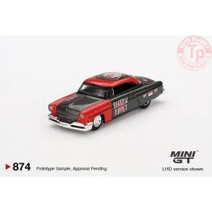 LINCOLN CAPRI HOT ROD SHADOW PUPPET 1954 1:64 MGT00874-BL MINI GT