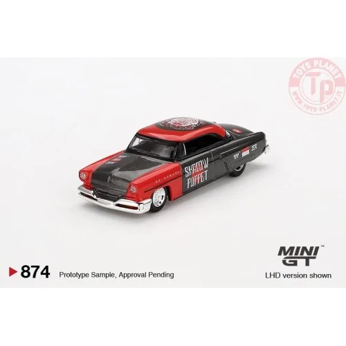 LINCOLN CAPRI HOT ROD SHADOW PUPPET 1954 1:64 MGT00874-BL MINI GT