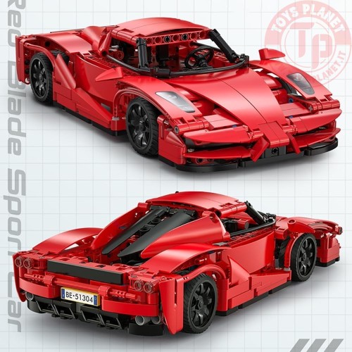 RC Red Blade Sports Car - 405 pz. CADA C51304W CADA