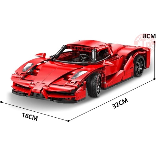 RC Red Blade Sports Car - 405 pz. CADA C51304W CADA