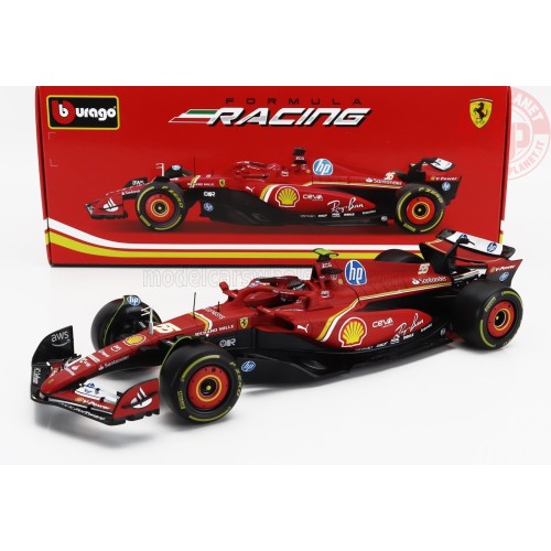 1/18 FERRARI F1 SF-24 TEAM SCUDERIA FERRARI N 55 SEASON 2024 CARLOS SAINZ BU16815-S BURAGO