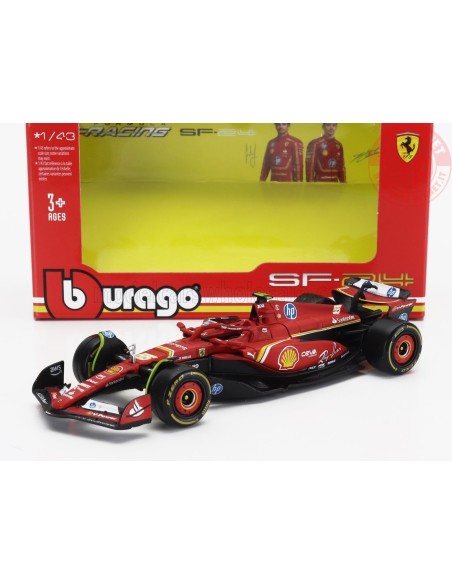 1/43 FERRARI F1 SF-24 TEAM SCUDERIA FERRARI N 55 5th EMILIA ROMAGNA IMOLA GP 2024 CARLOS SAINZ BU36844-S-IMOLA BURAGO