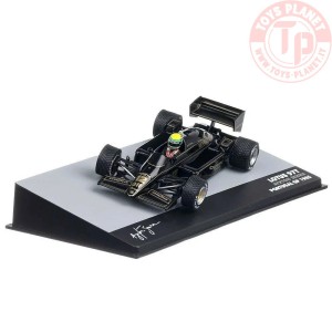1/43 LOTUS F1 97T RENAULT TURBO TEAM LOTUS N 12 WINNER PORTUGAL GP 1985 AYRTON SENNA ED24485 MODELLI EDICOLA