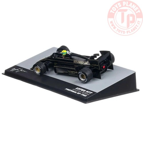 1/43 LOTUS F1 97T RENAULT TURBO TEAM LOTUS N 12 WINNER PORTUGAL GP 1985 AYRTON SENNA ED24485 MODELLI EDICOLA