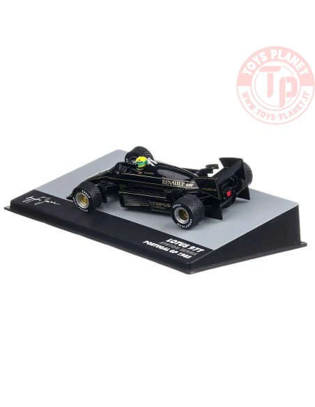 1/43 LOTUS F1 97T RENAULT TURBO TEAM LOTUS N 12 WINNER PORTUGAL GP 1985 AYRTON SENNA ED24485 MODELLI EDICOLA 1/43 LOTUS F1 97T RENAULT TURBO TEAM LOTUS N 12 WINNER PORTUGAL GP 1985 AYRTON SENNA ED24485 MODELLI EDICOLA