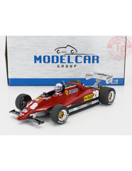 1/18 FERRARI F1 126C2 TEAM SEFAC SPA FERRARI N 28 MONACO GP 1982 DIDIER PIRONI MCG18628F MODEL CAR GROUP
