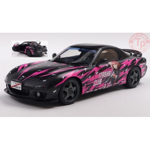 MAZDA RX-7 (FD3RS) WORKS ITASHA COUPE 1999 BLACK/VIOLET 1:18 SL1810605 SOLIDO