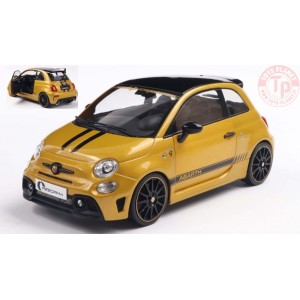 FIAT NUOVA 500 ABARTH 595 2022 MET.YELLOW/BLACK 1:18 SL1811306 SOLIDO