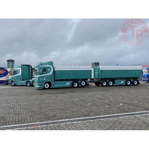 Scania Next Gen R770 Highline motorwagen aanhanger met resin bakken Jakob Pedersen TEKNO 87946 TEKNO