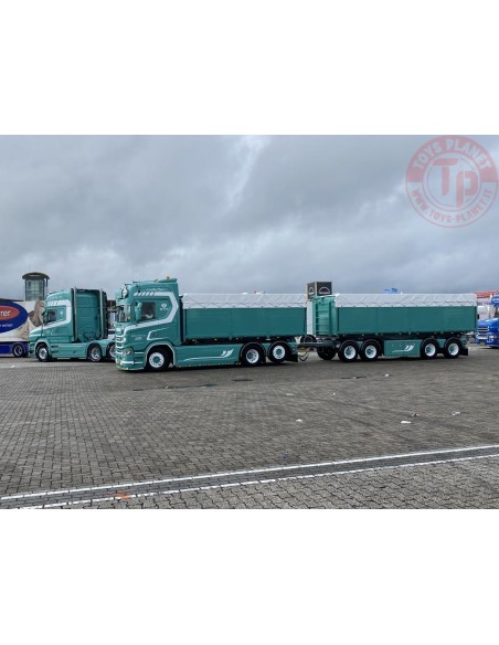Scania Next Gen R770 Highline motorwagen aanhanger met resin bakken Jakob Pedersen TEKNO 87946 TEKNO