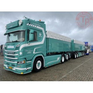 Scania Next Gen R770 Highline motorwagen aanhanger met resin bakken Jakob Pedersen TEKNO 87946 TEKNO