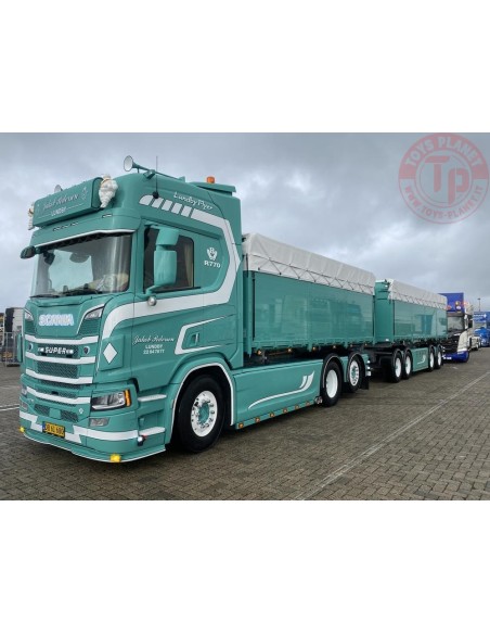 Scania Next Gen R770 Highline motorwagen aanhanger met resin bakken Jakob Pedersen TEKNO 87946 TEKNO