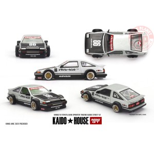1:64 TOYOTA AE86 SPRINTER TRUENO KAIDO STREET V2 1983 KHMG218 MINI GT